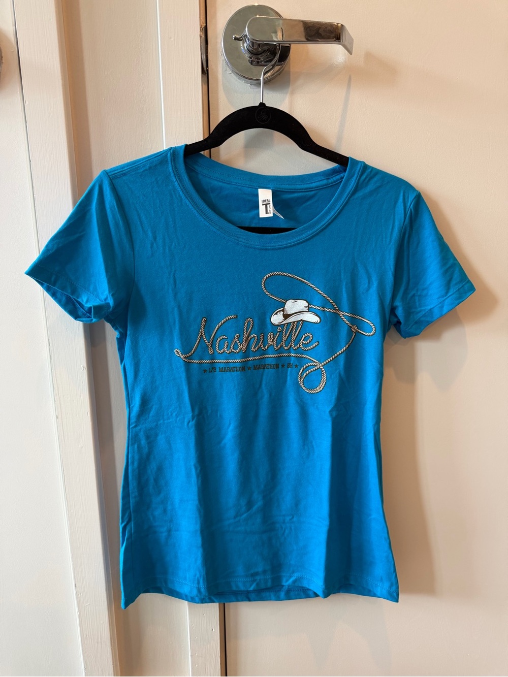 Nashville Graphic Tee - Blue Women's Short Sleeve Top